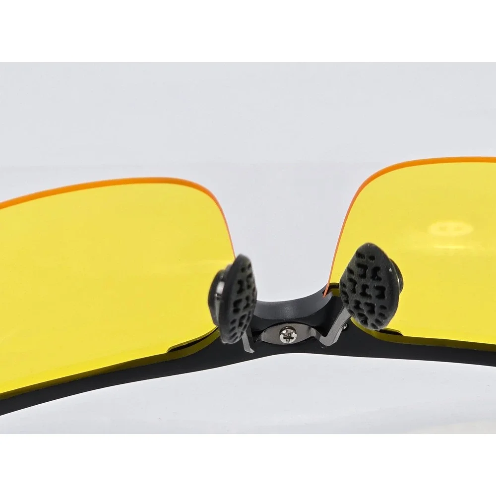 ATTCL Sports Night Vision Glasses Mens OS Black Yellow Polarized Driving - NEW